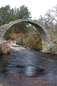 the Old Bridge at Carrbridge, Scotland